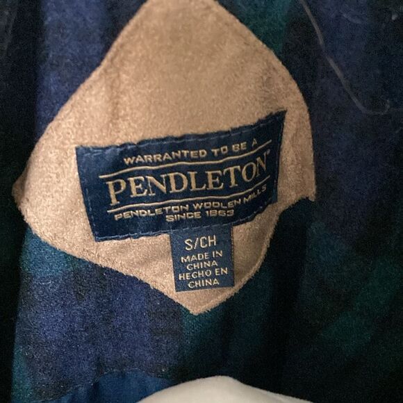 Pendleton Fuzzy Dark Blue Jacket Sz S - Picture 8 of 8